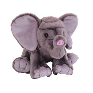 Wild Republic Cuddlekins Baby Elephant Plush Sitting Stuffed Animal Realistic